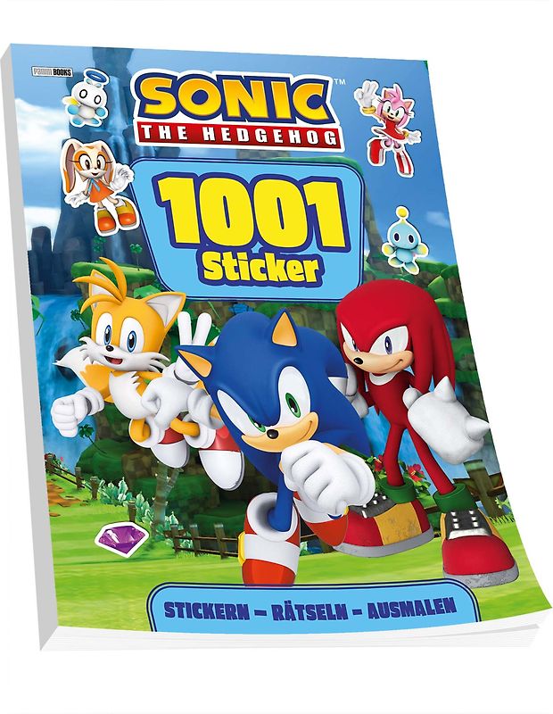 Sonic The Hedgehog: 1001 Sticker: Stickern – Rätseln – Ausmalen