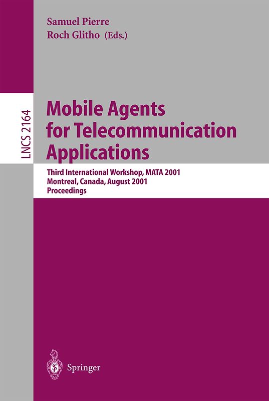 Mobile Agents for Telecommunication Applications