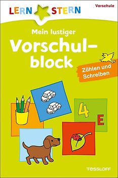 LERNSTERN Mein lustiger Vorschulblock. Zählen und Schreiben ab 4 Jahren