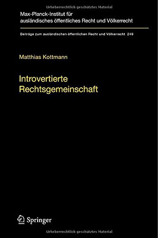 Introvertierte Rechtsgemeinschaft