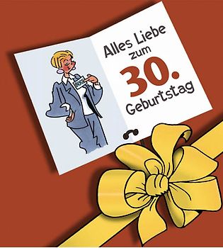 Alles Liebe zum 30. Geburtstag