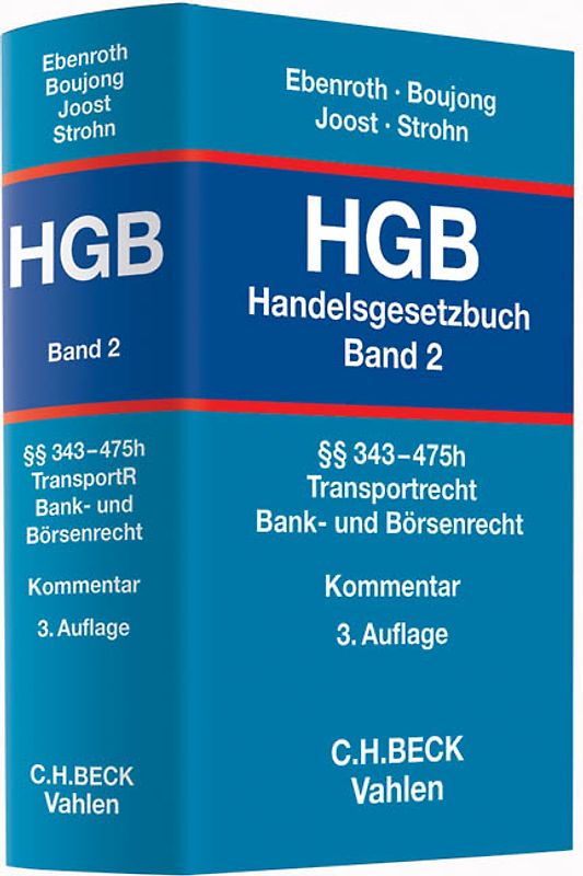 Handelsgesetzbuch Bd. 2: §§ 343-475h