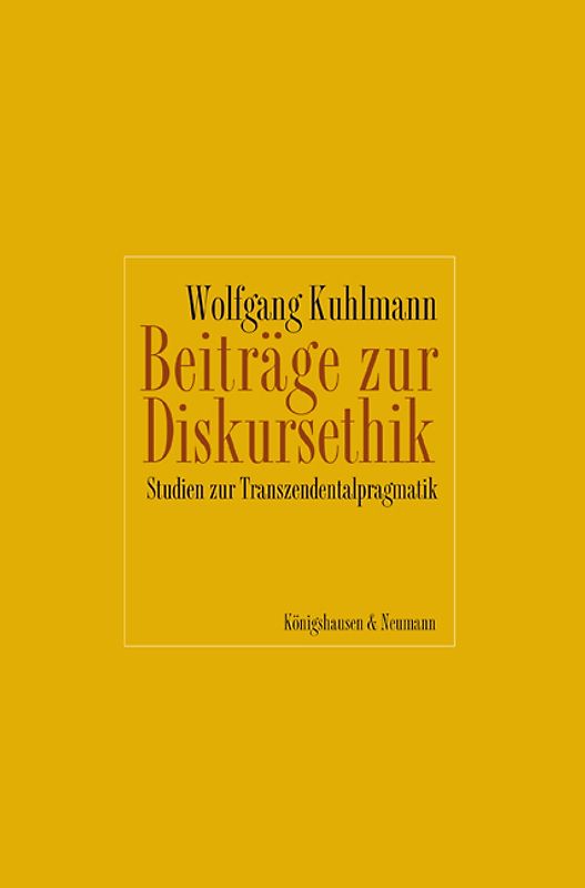 Beiträge zur Diskursethik
