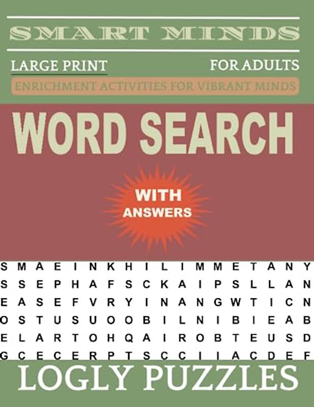 Word Search Book Large Print for Adults: 2400+ words New Fun and Relaxing Puzzles Book for Adults & Seniors with Answers Key