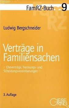 Verträge in Familiensachen