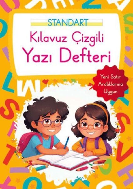 Kilavuz Cizgili Yazi Defteri Büyük Boy - Turuncu