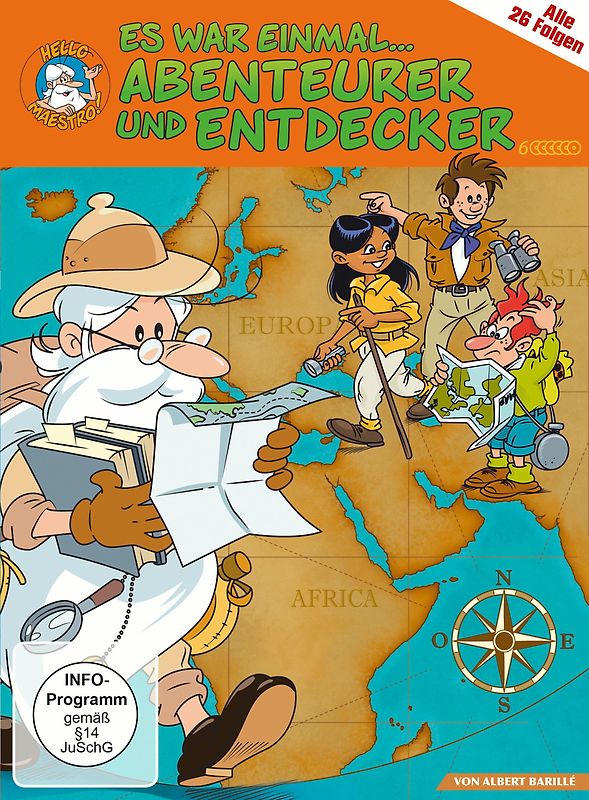 Es war einmal... Abenteurer & Entdecker - Alle 26 Episoden [6 DVDs] DVD