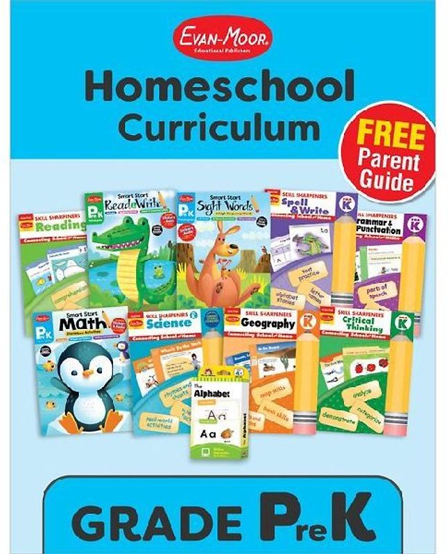 Homeschool Curriculum, Grade Prek