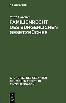 Familienrecht des Bürgerlichen Gesetzbüches