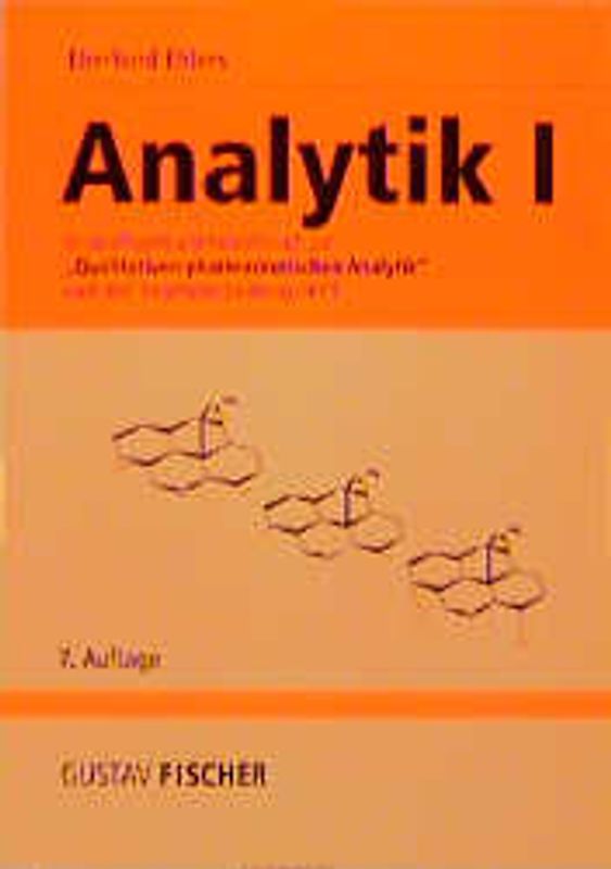 Pharmazeutische Analytik I. Originalfragen und Kurzlehrbuch zur "Qualitativen pharmazeutischen Analytik" nach dem Gegenstandskatalog