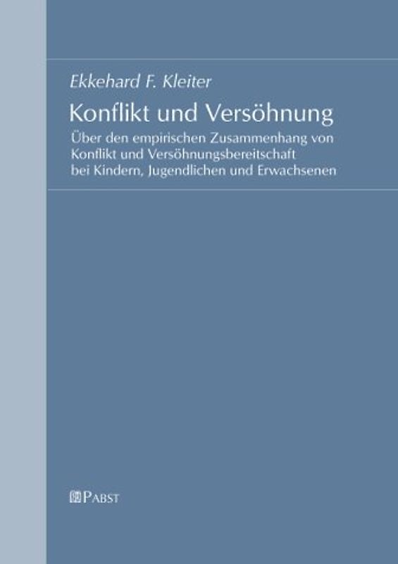 Konflikt und Versöhnung