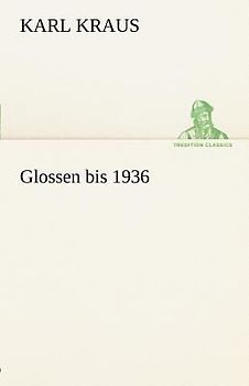 Glossen bis 1936