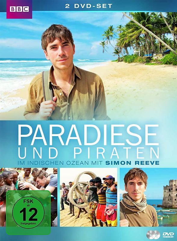 Paradiese und Piraten - Im Indischen Ozean mit Simon Reeve (BBC) [2 DVDs] DVD