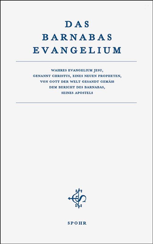 Das Barnabas Evangelium