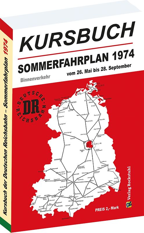 Kursbuch der Deutschen Reichsbahn - Sommerfahrplan 1974