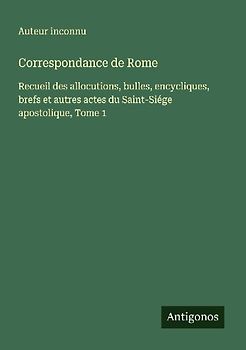 Correspondance de Rome