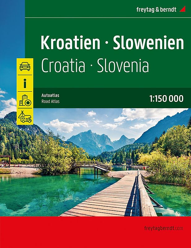freytag & berndt Autoatlas Kroatien - Slowenien 1:150.000