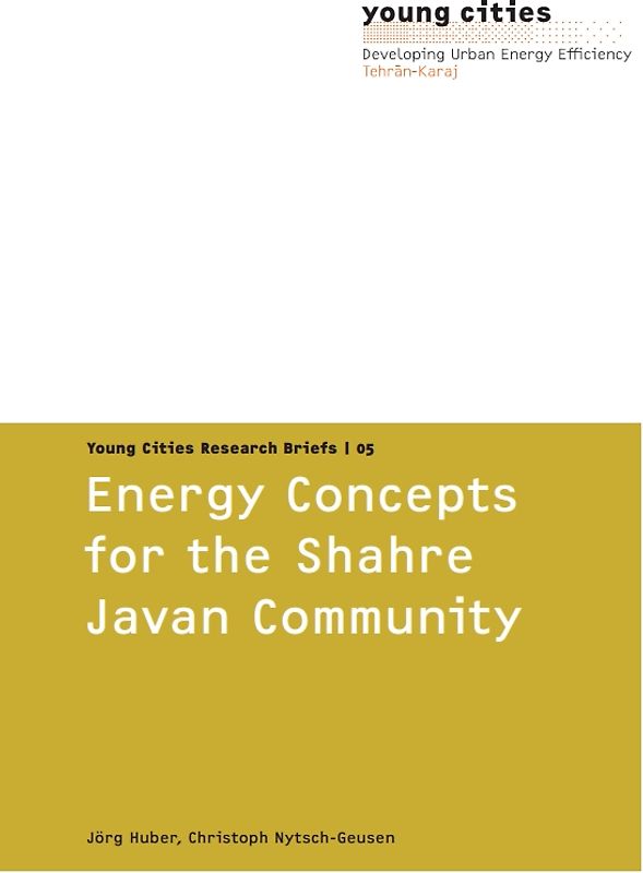 Energy concepts for the Shahre Javan Community