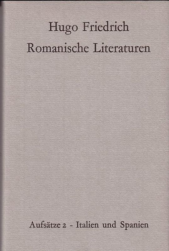 Romanische Literaturen. Aufsätze / Romanische Literaturen