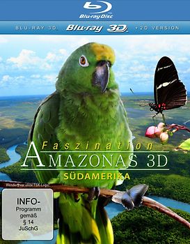 Faszination Amazonas 3D - Südamerika 3D Blu-ray Disc