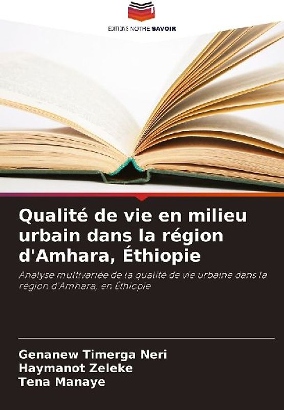 Qualité de vie en milieu urbain dans la région d'Amhara, Éthiopie