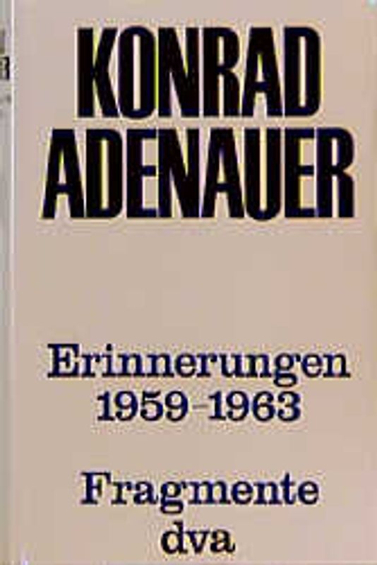 Erinnerungen 1959-1963