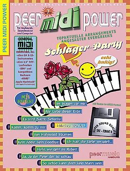 peer midi power Vol. 7 Schlager Party - Klavier/Midi-Files (Noten) - Peter van Rhen und Eddie Schlepper (Bearbeiter)