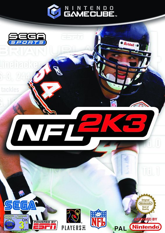 NFL 2K3 NFL 2003 Nintendo GameCube