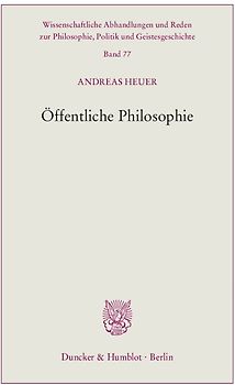 Öffentliche Philosophie.