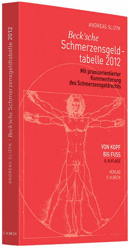 Beck'sche Schmerzensgeld-Tabelle 2012