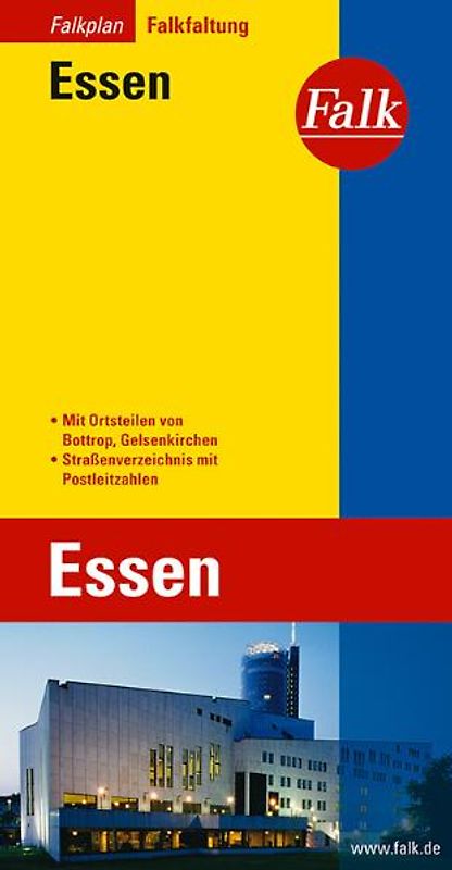 Falk Stadtplan Falkfaltung Essen mit Ortsteilen von Bottrop, Gelsenkirchen 1:21