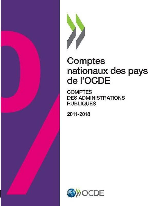Comptes nationaux des pays de l'OCDE, Comptes des administrations publiques 2019