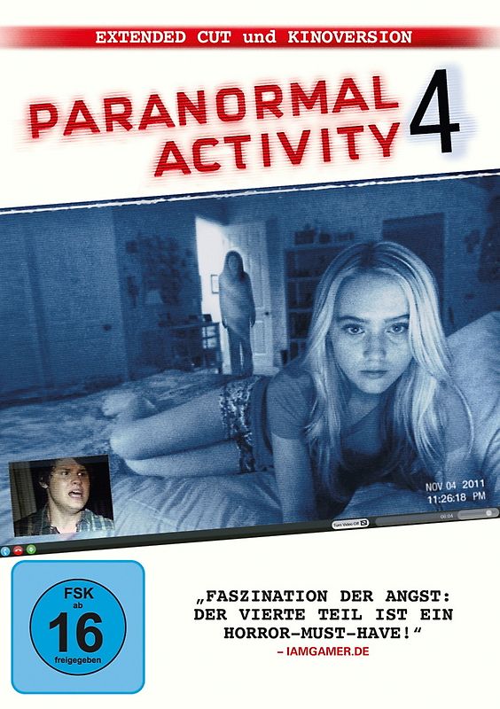 Paranormal Activity 4 DVD