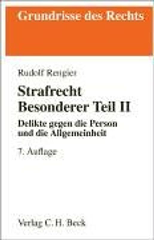Strafrecht Besonderer Teil II
