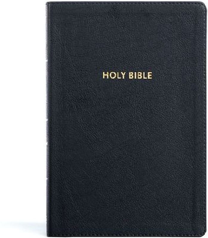 KJV Rainbow Study Bible, Black Leathertouch