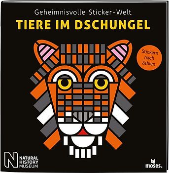 Geheimnisvolle Sticker-Welt: Tiere im Dschungel