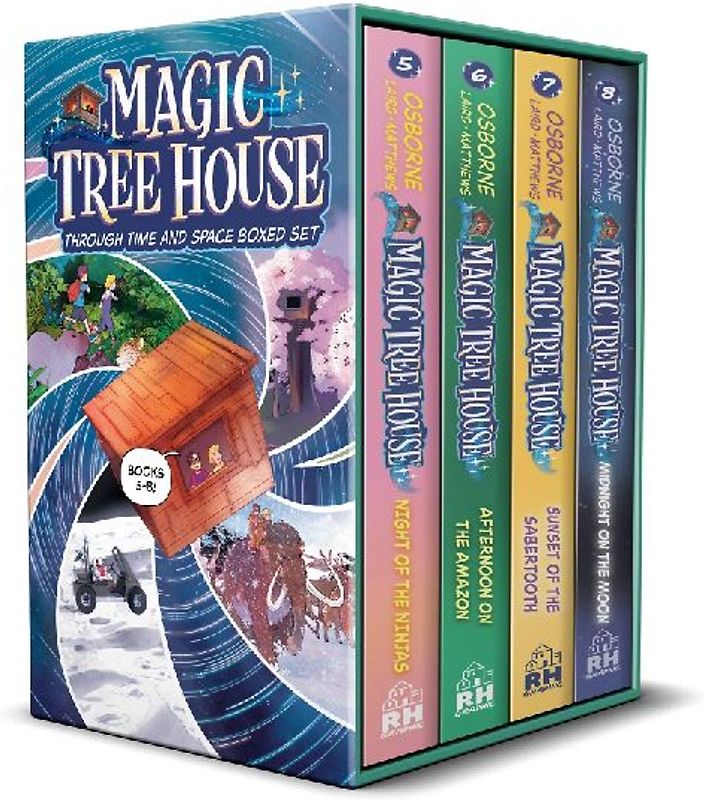 Magic Tree House Through Time and Space Boxed Set: Graphic Novels 5-8