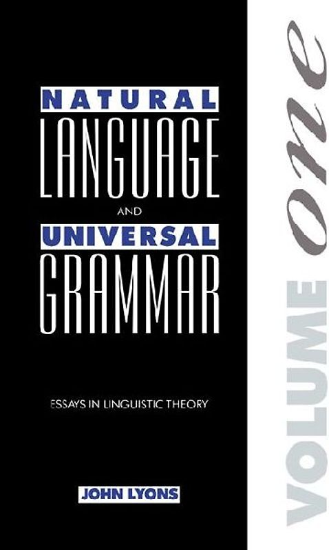 Natural Language and Universal Grammar