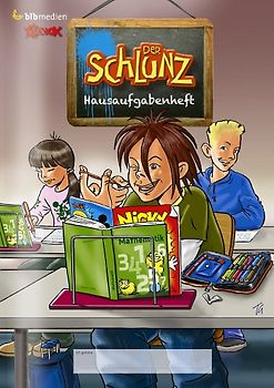 Hausaufgabenheft. Der Schlunz