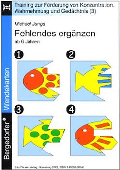 Training zur Förderung von Konzentration, Wahrnehmung und Gedächtnis / Fehlendes ergänzen
