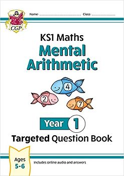 New KS1 Maths Year 1 Mental Arithmetic Targeted Question Book (incl. Online Answers & Audio Tests)