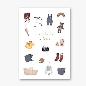 Babybuch - Mein erstes Jahr in Bildern -