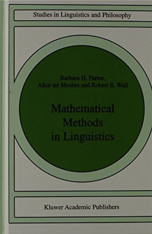 Mathematical Methods in Linguistics