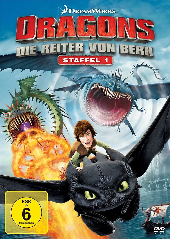 Dragons - Die Reiter von Berk, Vol. 1-4 [4 DVDs] DVD