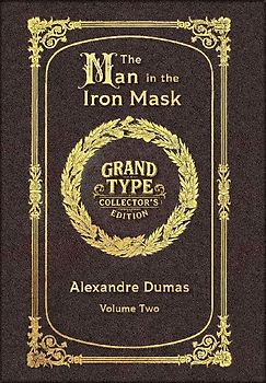 Large Print - The Man in the Iron Mask, Volume 2 of 2 - Grand Type Collector's Edition - Matte Hardcover with Dust Jacket