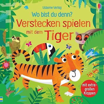 Wo bist du denn? Verstecken spielen mit dem Tiger