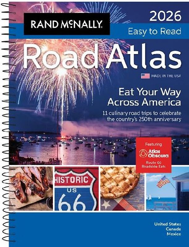 2026 Rand McNally Easy to Read Midsize Road Atlas