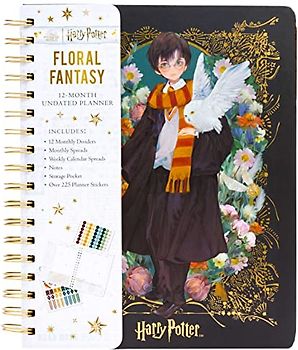 Harry Potter: Floral Fantasy 12-Month Undated Planner