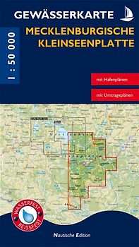 Gewässerkarte Mecklenburgische Kleinseenplatte