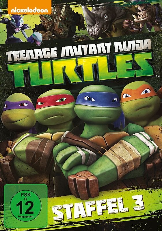 Teenage Mutant Ninja Turtles - Season 3 [4 Discs] DVD